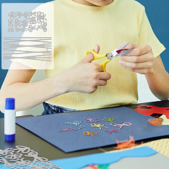 Углеродистая сталь разрезает трафареты DIY-WH0309-1836