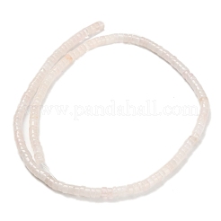 Бусины из натурального белого нефрита G-Z110-A07-2x4mm