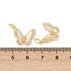 Латунные микро проложить кубического циркония подвески&nbsp;KK-U058-08G-01