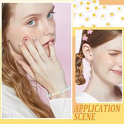 Нити бусин из натуральной белой ракушки SHEL-OC0001-02