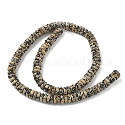 Природные яшмы далматин бисер нитей&nbsp;G-G329-A03-3x8mm