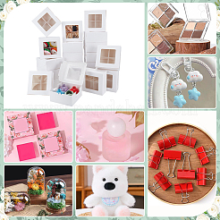 Квадратная складная бумажная коробка для торта&nbsp;LS-CON-WH0089-174B