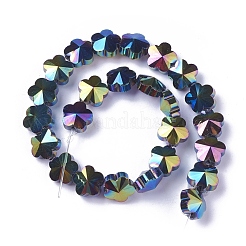 Стеклянные бусины с гальваническим покрытием &nbsp;EGLA-J148-A-AB02