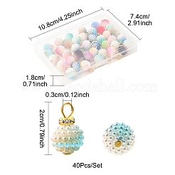 40шт акриловые подвески PALLOY-FS00035