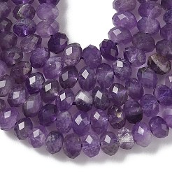 Природный аметист нитей бисера G-D344-A37-01