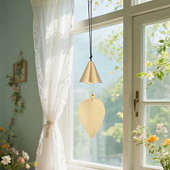 Латунные подвески-колокольчики&nbsp;HJEW-WH20816-010G-E