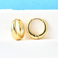 Массивные латунные серьги-кольца для женщин&nbsp;LS-EJEW-G297-20G