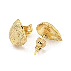 Латунь уха шпильки EJEW-P261-04G