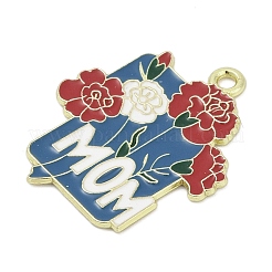 Подвески из сплава с эмалью ко Дню матери&nbsp;PALLOY-V001-02B