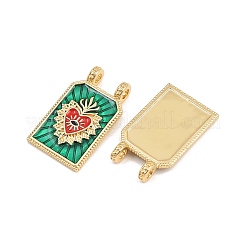 Латунь эмаль подвески&nbsp;KK-B157-28C-G