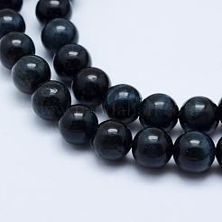 Природных тигровый глаз бисер нитей G-K203-85-8mm