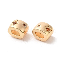 Латунные микро проложить кубического циркония бусы&nbsp;KK-Q773-02G-04