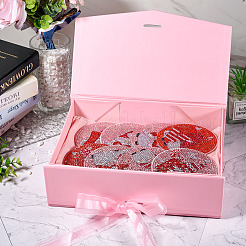 Прямоугольные складные бумажные подарочные коробки для хранения AJEW-TAC0035-07C