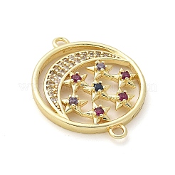 Шармы из латуни с микро-паве KK-Z095-01G-01