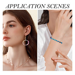 2 starnds градиент цвета гальванизированные синтетические немагнитные гематитовые бусины нити&nbsp;G-TA0002-86A