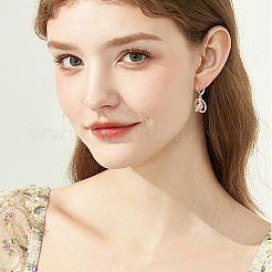 60 шт. 3 стиля фурнитуры для сережек с застежкой-молнией из нержавеющей стали 304&nbsp;STAS-BBC0008-30E