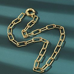 Колье из медной скрепки NJEW-A042-14G