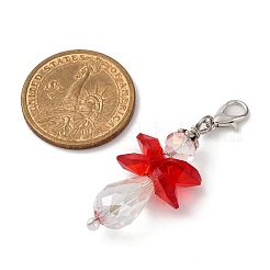 Стеклянные подвески в виде ангела&nbsp;HJEW-JM03468