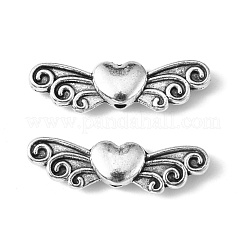 Сплавочные овальные бусины тибетского стиля  TIBEB-6533-AS-FF