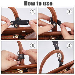 Кожаные ремни для сумок DIY-WH0622-063B