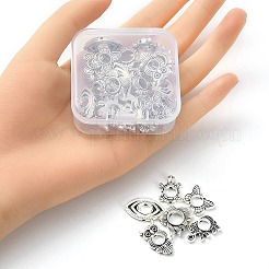 30шт 6-х стильная рамка из бисера в тибетском стиле FIND-YW0003-19