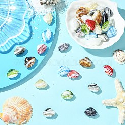 40шт 8 цвета бусины лэмпворк ручной работы&nbsp;LAMP-CJ0002-76