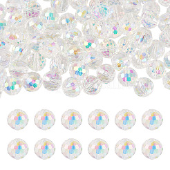 80 шт. стеклянные бусины с полурадужным покрытием EGLA-TA0013-04A