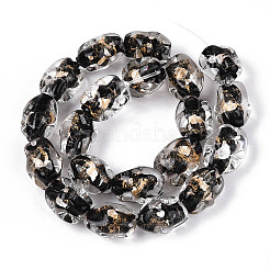 Ручной работы золотые и серебряные шарики фольги стекла&nbsp;FOIL-N030-02A