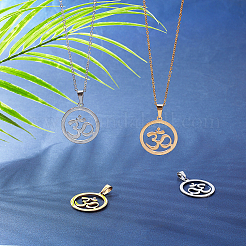 Подвески из нержавеющей стали 304 для йоги&nbsp;STAS-UN0013-51