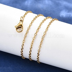 Ионное покрытие (IP) 304 нержавеющая сталь кабельные ожерелья MAK-N016-12G