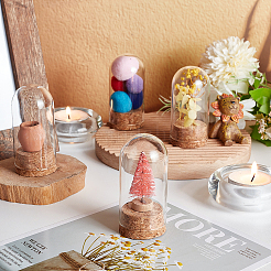 Прозрачные стеклянные купольные витрины-колокольчики&nbsp;AJEW-WH0329-72A