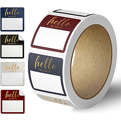 1 рулон прямоугольных наклеек&nbsp;DIY-DJ0002-14