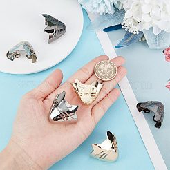 6 шт. 3-х цветные железные накладки на подносок&nbsp;FIND-GF0003-86