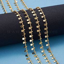 3.28 фут ручной работы из латуни цепочки для бордюров&nbsp;X-CHC-E020-05G