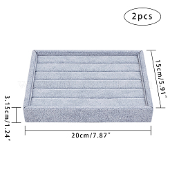 Деревянные кубом ювелирные кольца дисплеи RDIS-L001-01