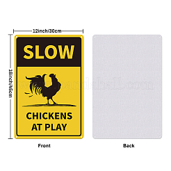 Уф-защищенный и водонепроницаемый алюминиевый предупреждающие знаки AJEW-WH0111-H15