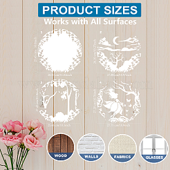 1 комплект трафаретов для рисования домашних животных DIY-MA0004-95