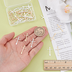 40шт 2 цвета латунные подвески KK-AR0004-56