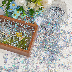 105 г пластикового конфетти в виде звезды и луны&nbsp;DIY-ME0002-20