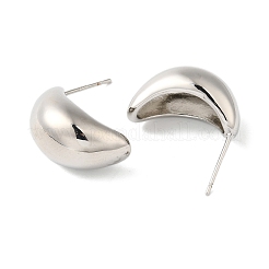 Серьги-гвоздики из латуни с реечным покрытием&nbsp;EJEW-U012-07P