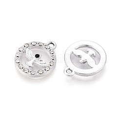 Подвески из сплава со стразами&nbsp;PALLOY-T091-22M-P