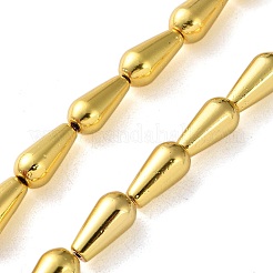 Гальванические нити из синтетических немагнитных гематитовых бусин G-Q1009-F01-6x12mm