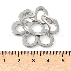 Кольца-манжеты из нержавеющей стали 304 для женщин RJEW-U060-04B-P