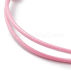 6шт 6 цвета регулируемый вощеный полиэстеровый шнур для изготовления браслета AJEW-JB01318-02