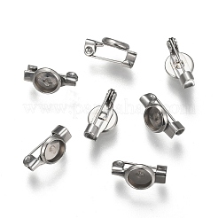 Фурнитура для броши из нержавеющей стали 304 STAS-F191-04P-6mm