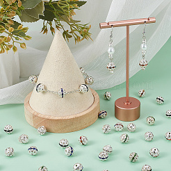 Бусины из сплава и страза RB-SC0001-17B