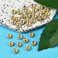 Латунные бусины разделители для поставки стразов RB-A014-Z6mm-01G-NF
