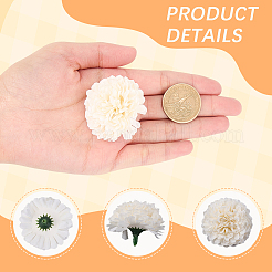 20 шт. 10-х цветные цветочные украшения в виде хризантем&nbsp;AJEW-CN0003-08