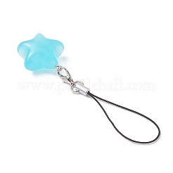 Ремешки для мобильных телефонов из светящейся смолы&nbsp;HJEW-JM04502-02