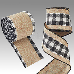 2 рулон 2-х цветной искусственной мешковины DIY-CY0001-75